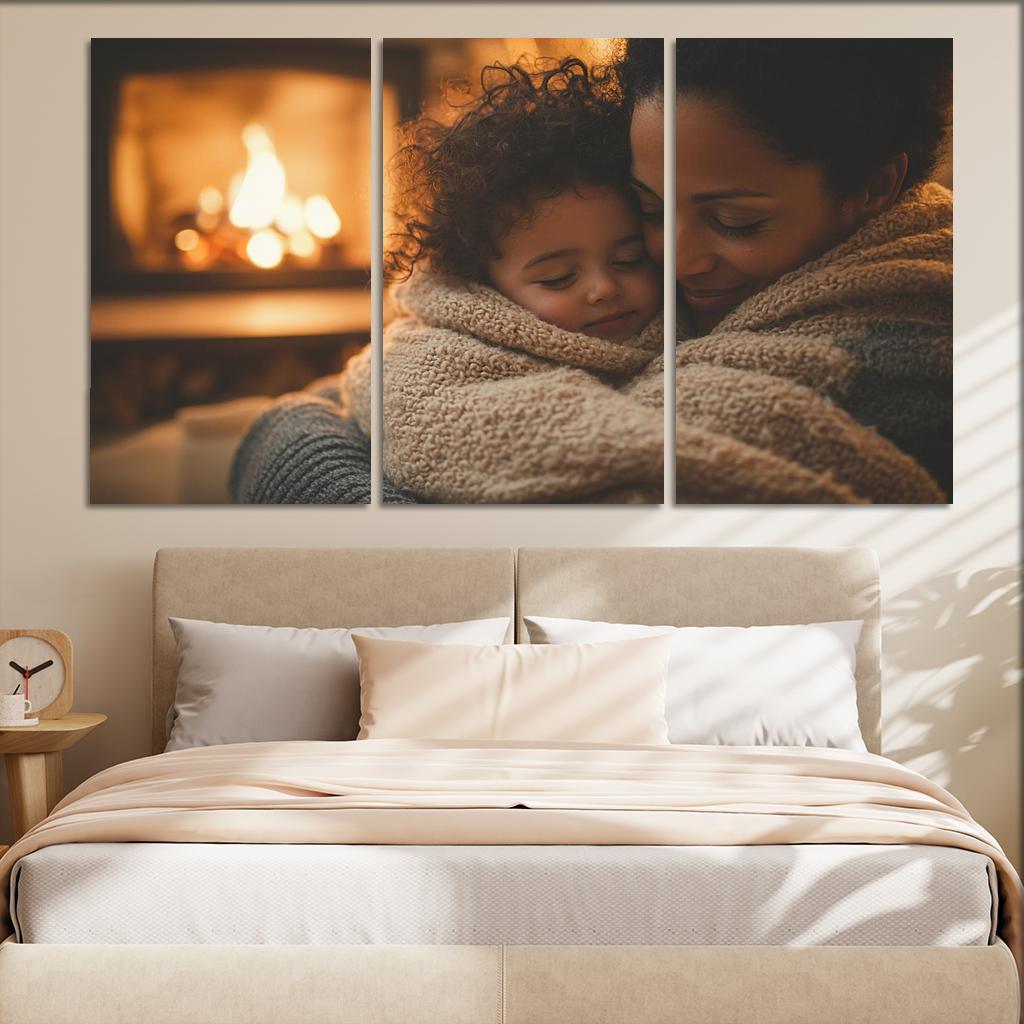 Cocooned In Love A Mothers Warmth Custom Paintings Frame