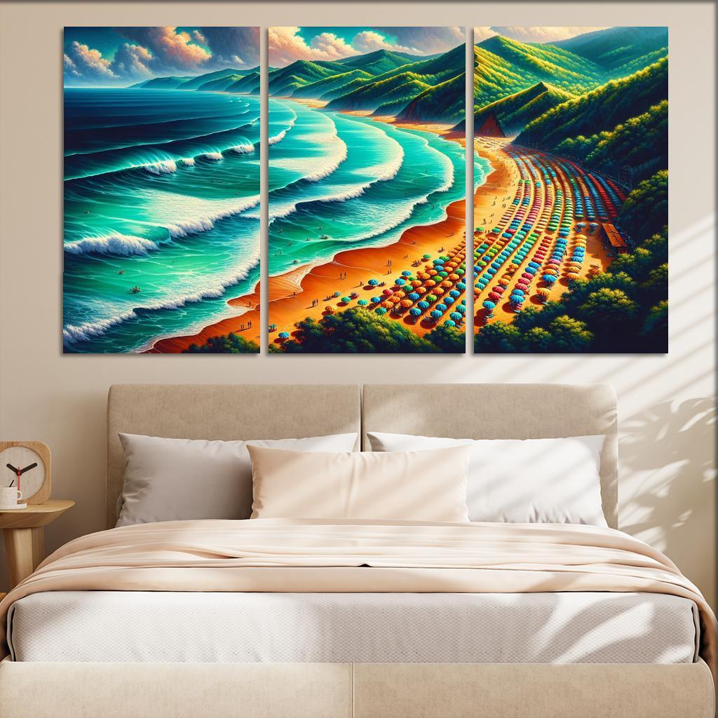 Emerald Isle Adventures Modern Paintings Frame