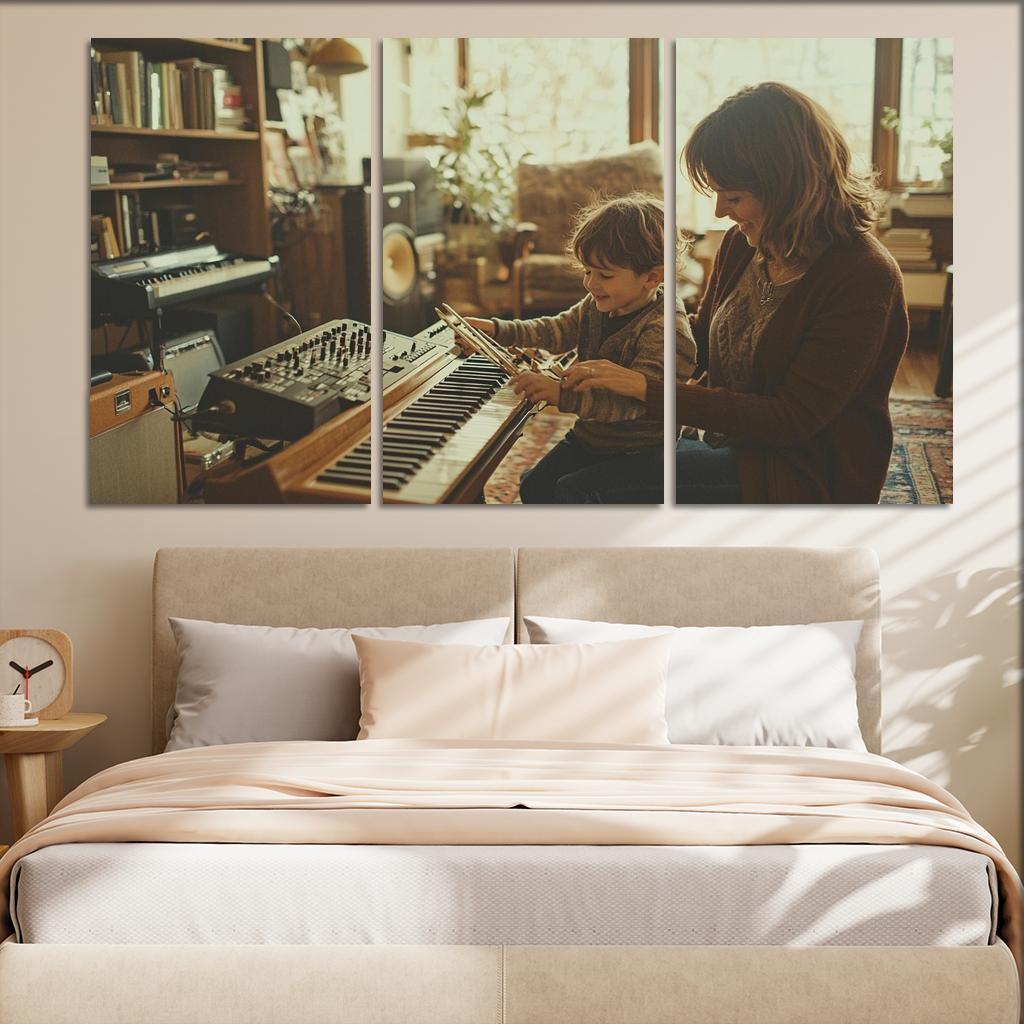 Songs Of The Heart A Mothers Melodic Influence Canvas Paintings Frame
