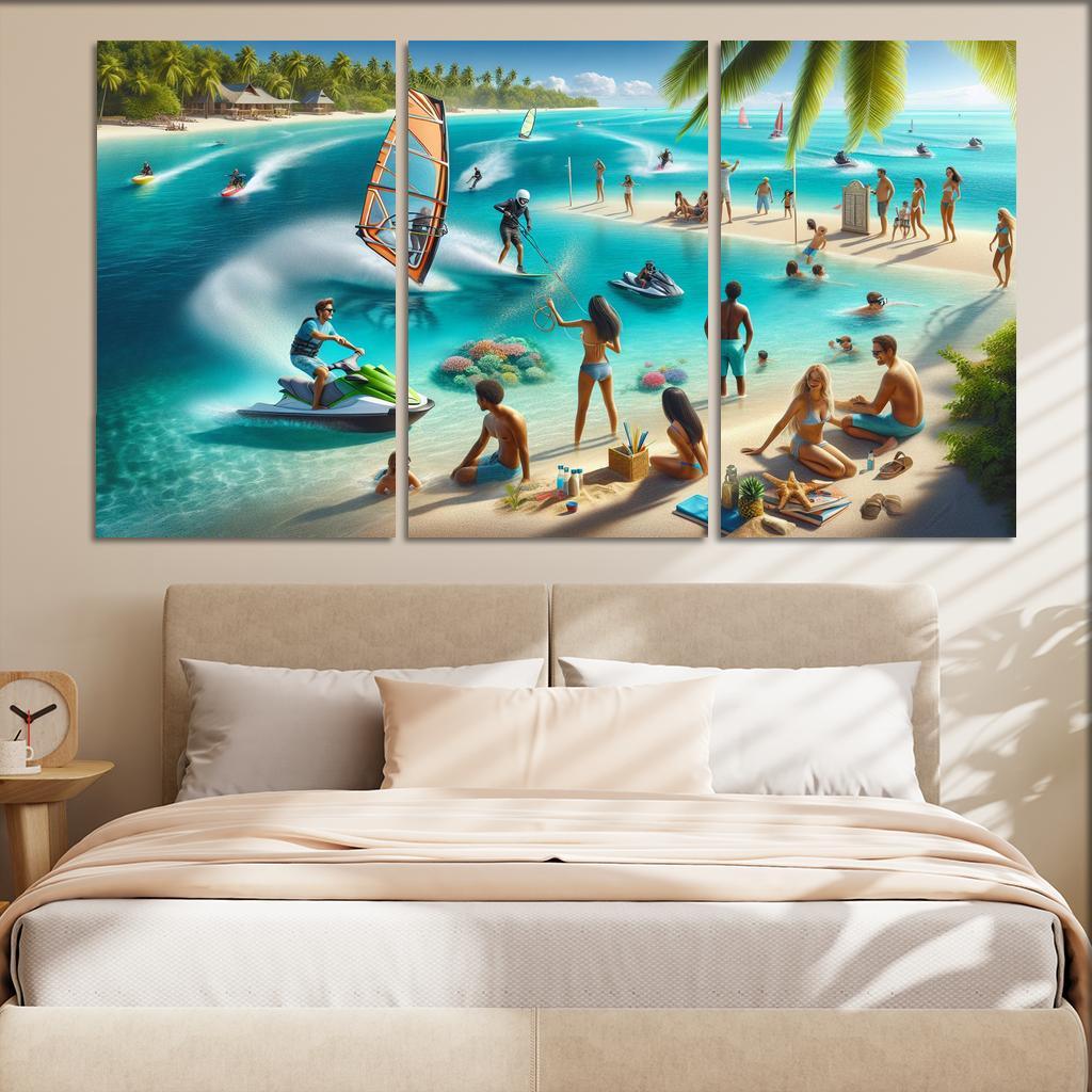 Coral Coast An Adventure Seeker's Dream Custom Paintings Frame
