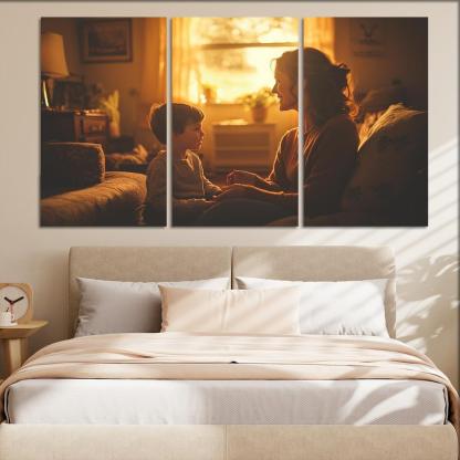 The Echoes Of Her Heart A Mothers Wisdom Canvas Paintings Frame