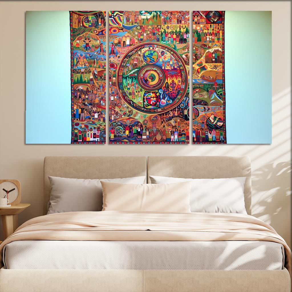 Voices Of The Forgotten Preserving Indigenous Cultures Custom Paintings Frame