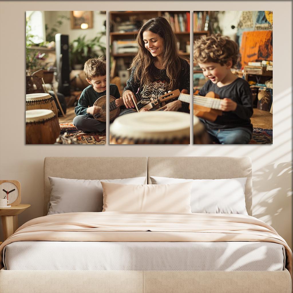 A Symphony Of Love A Mothers Melodies Canvas Paintings Frame
