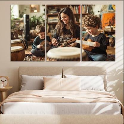 A Symphony Of Love A Mothers Melodies Canvas Paintings Frame