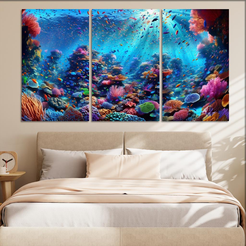 Coral Haven Underwater Wonderland Premium Artwork Frames