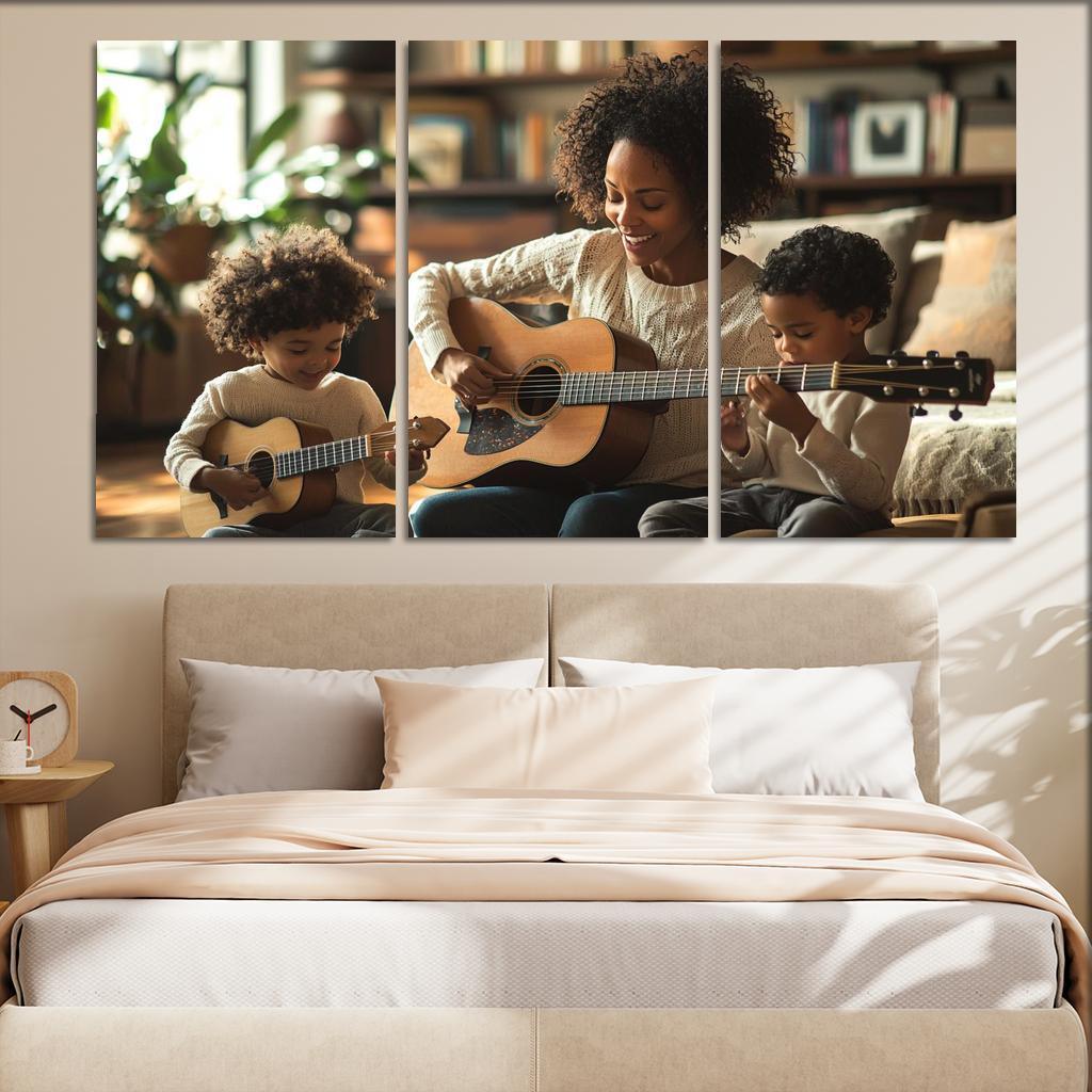 The Rhythm Of Our Hearts A Mothers Love Song Canvas Paintings Frame