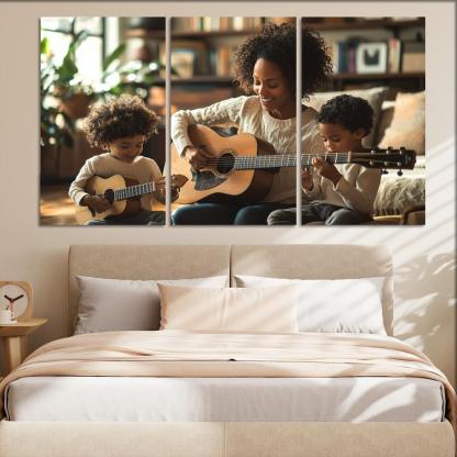 The Rhythm Of Our Hearts A Mothers Love Song Canvas Paintings Frame
