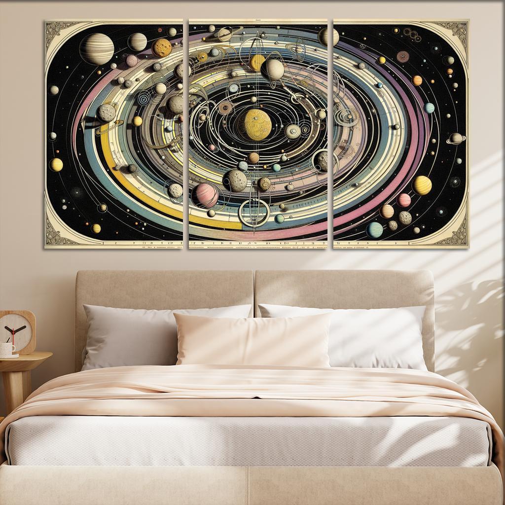 The Harmony Of Celestial Mechanics Abstract Paintings Frame