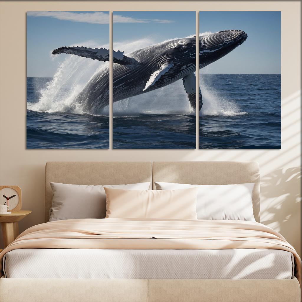 The Graceful Humpback Whale Song Of The Sea Premium Artwork Frames