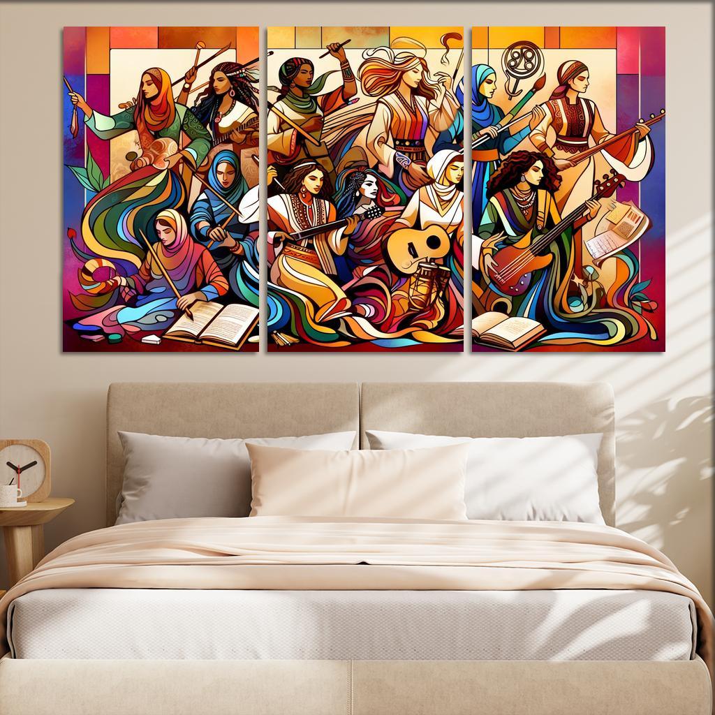 Gender Equity In Art Empowering Female Voices Custom Paintings Frame