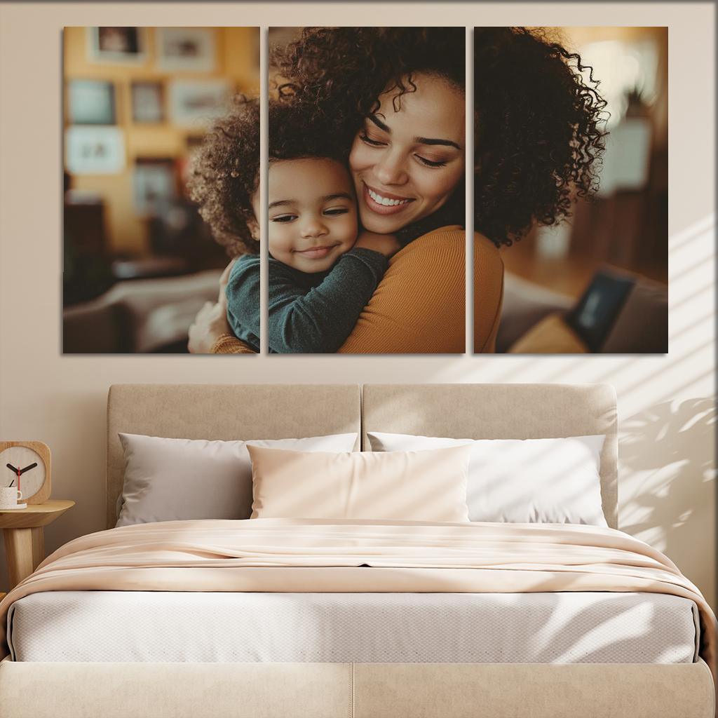 A Mother's Embrace The Heart Of Family Canvas Paintings Frame