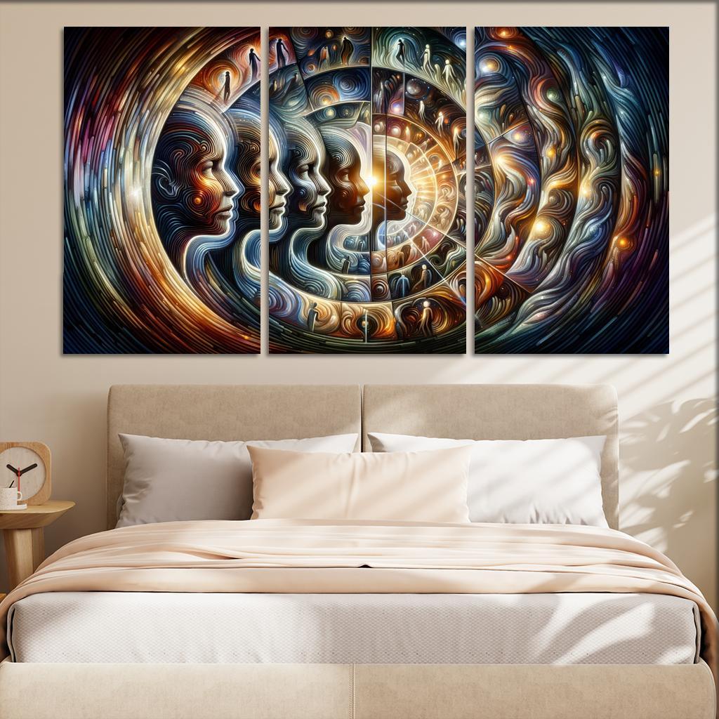 Infinite Echoes Of Self Premium Artwork Frames