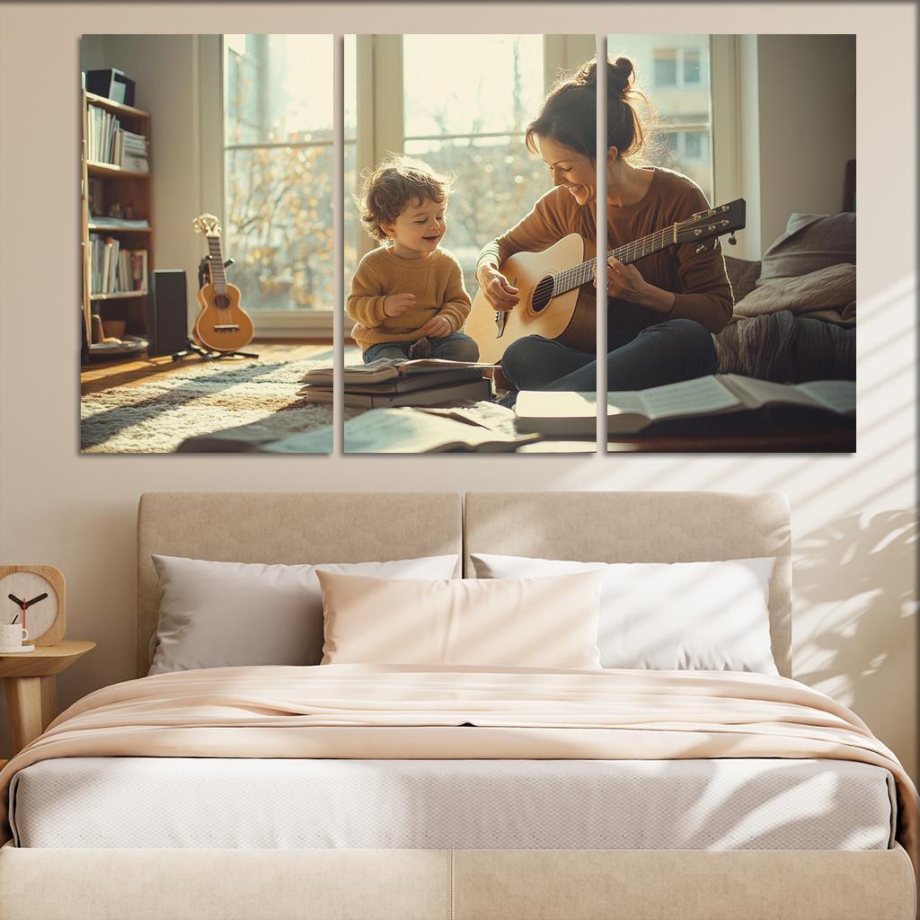 Heartstrings The Music Of Love Custom Paintings Frame