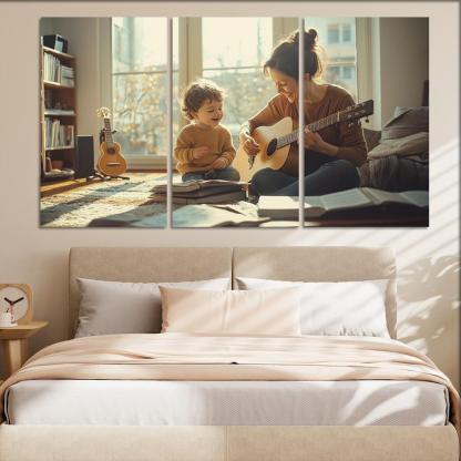 Heartstrings The Music Of Love Custom Paintings Frame