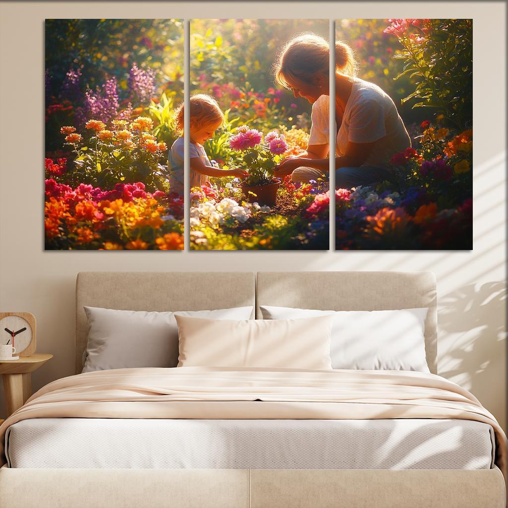 The Garden Of Memories Cultivating Love Custom Paintings Frame