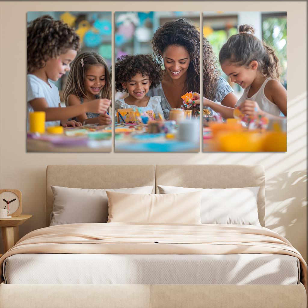 Crafted With Love A Mothers Handmade Creations Modern Paintings Frame