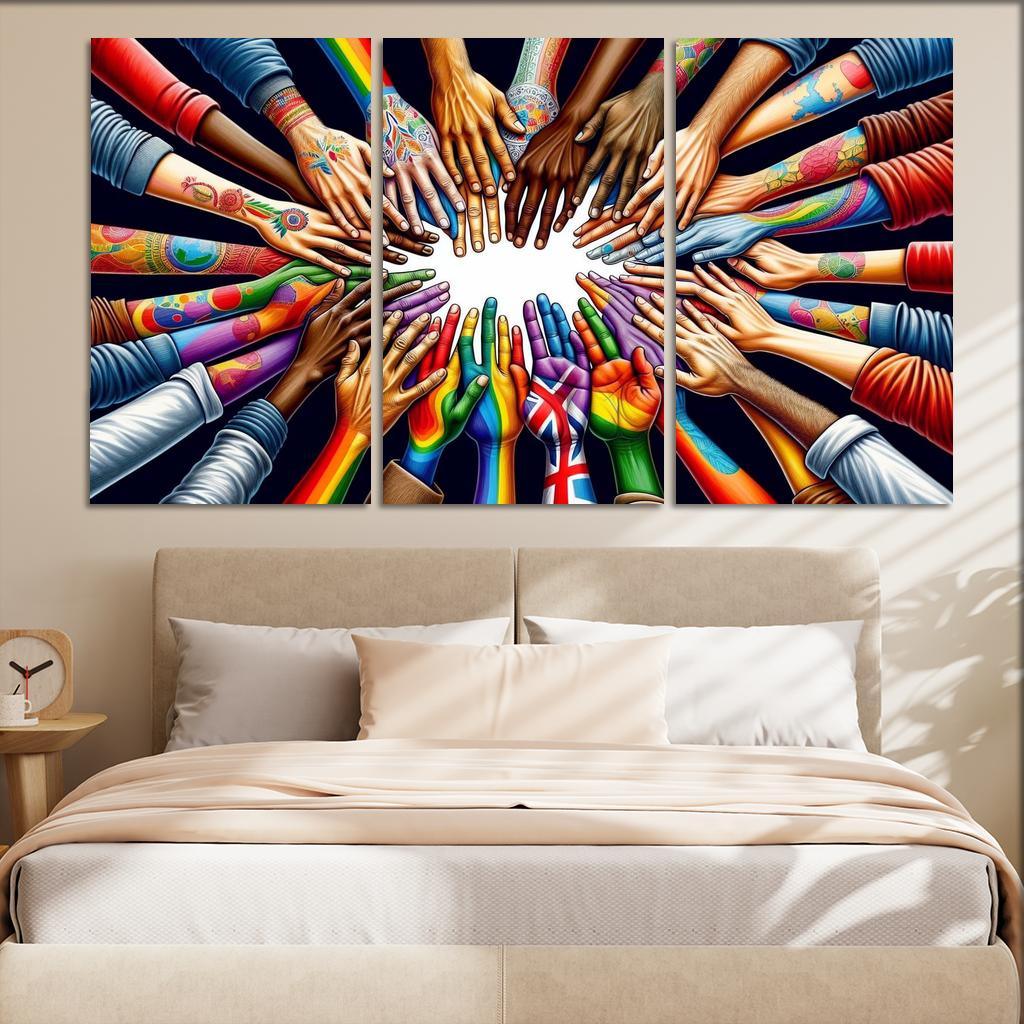 Art For Peace A Global Call To Action Custom Paintings Frame