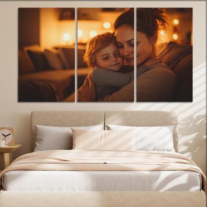Caring Hands The Touch Of A Mother Canvas Paintings Frame
