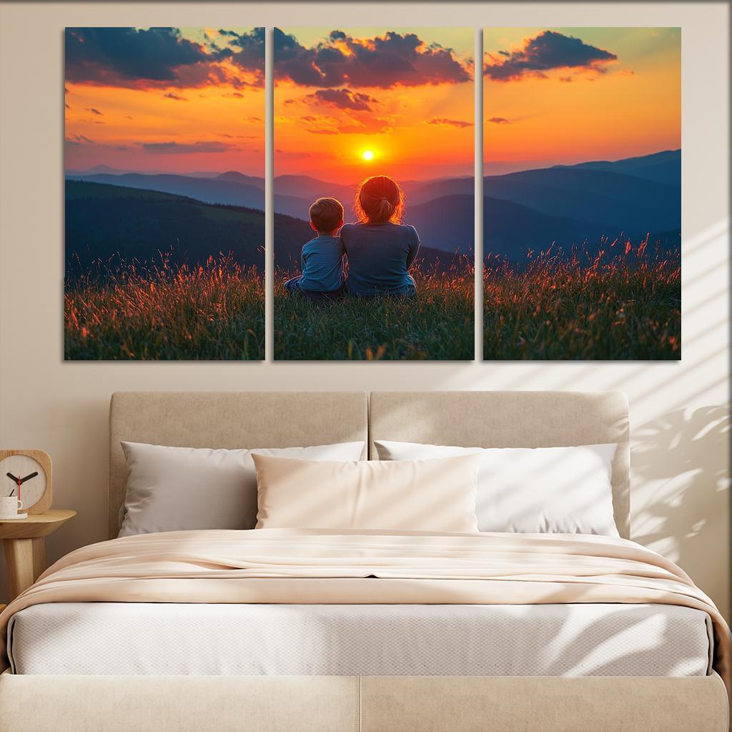 Embracing Change A Mothers Steadfast Love Custom Paintings Frame