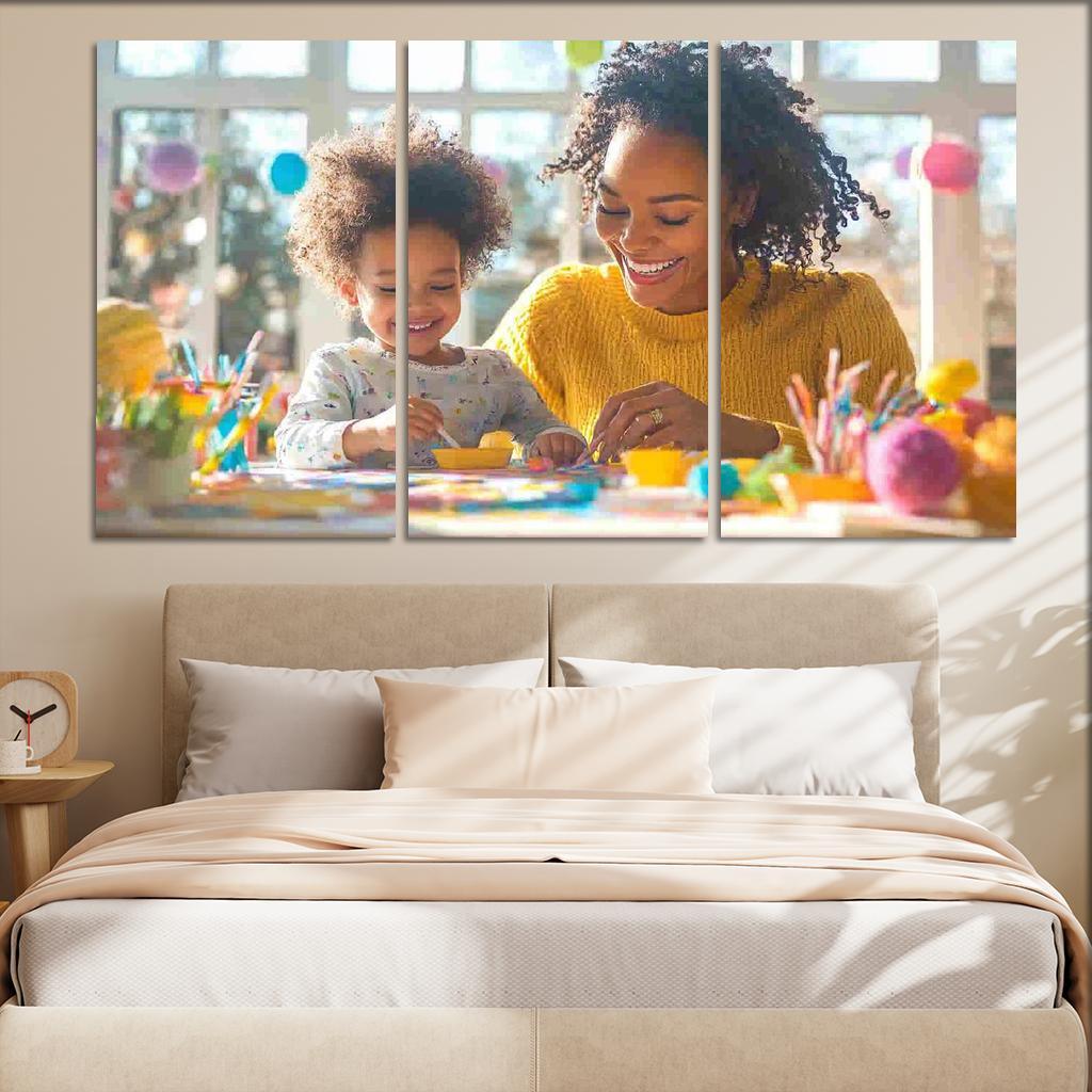 Crafting Love The Art Of Motherhood Custom Paintings Frame