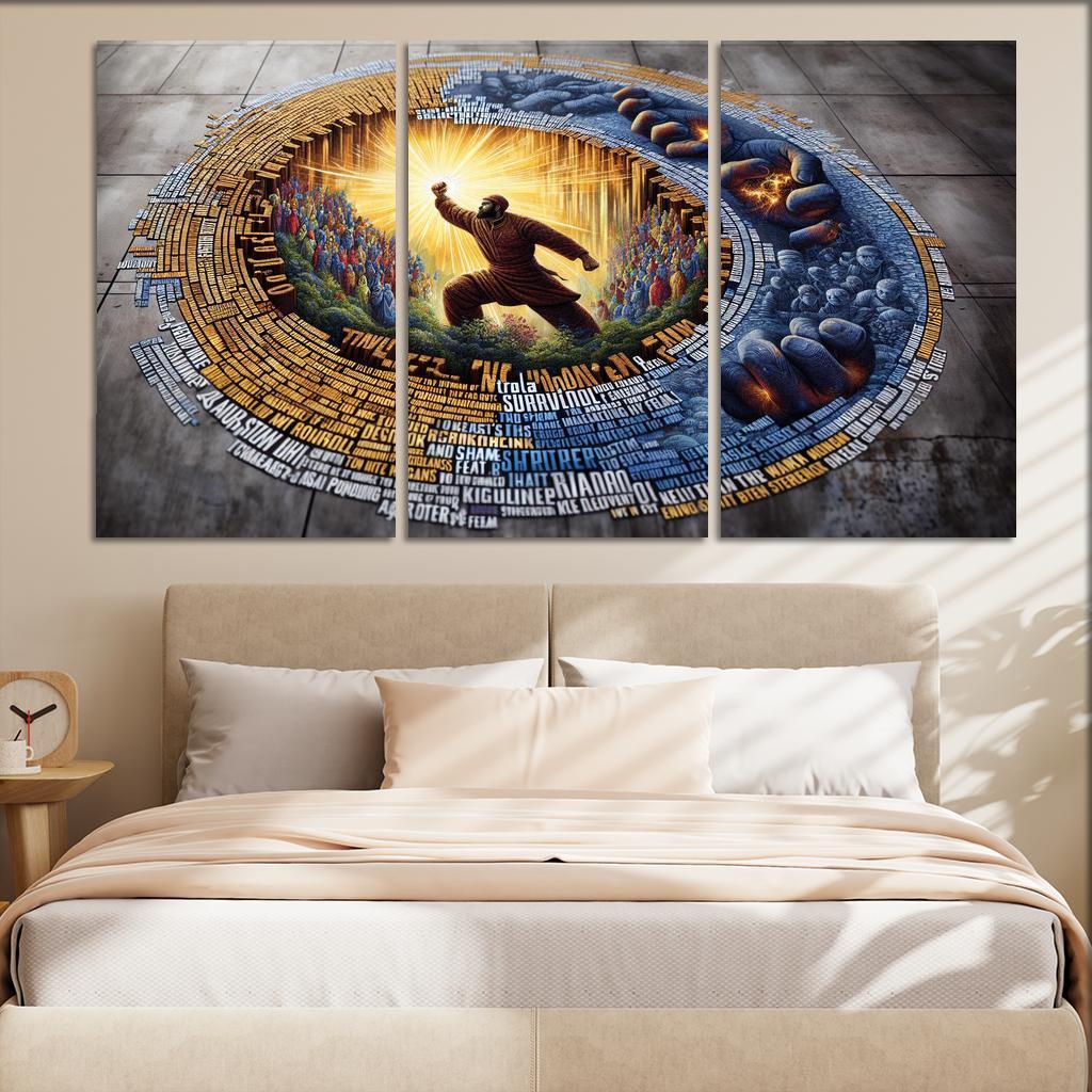 Tales Of Survival The Fight Against Domestic Violence Custom Paintings Frame