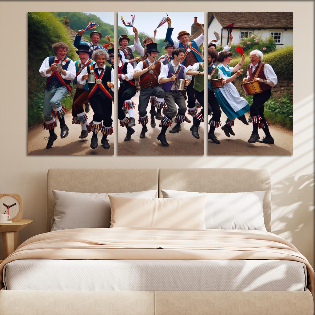 Morris Dance The Folk Tradition Of England Modern Paintings Frame