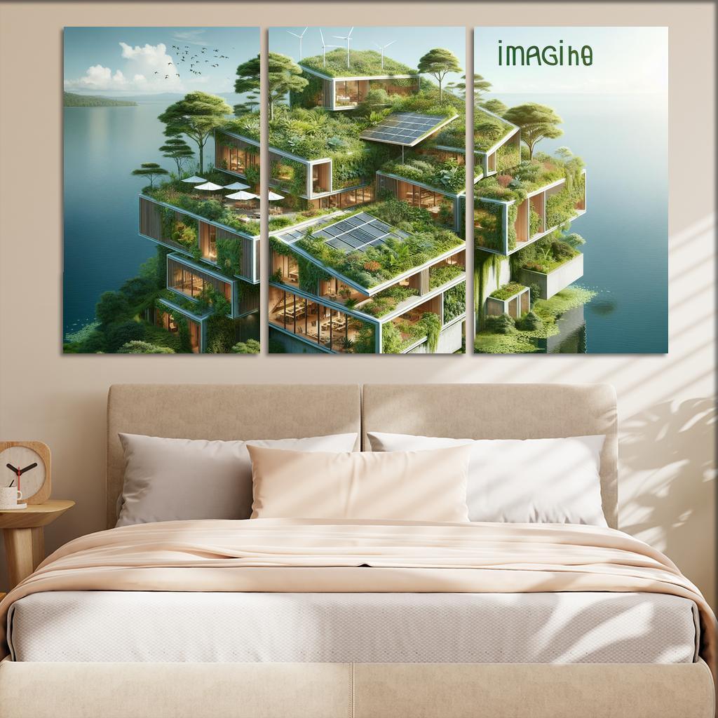 Symbiotic Architecture Custom Paintings Frame