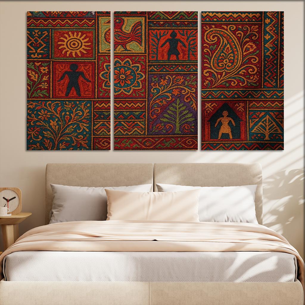 Threads Of Heritage Celebrating Cultural Preservation Through Art Premium Artwork Frames