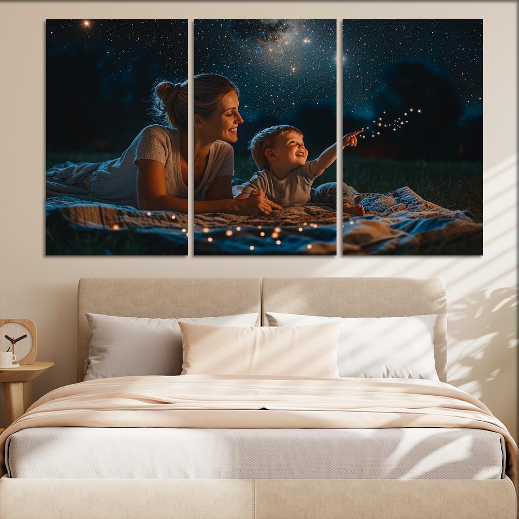 The Star In The Sky A Mothers Guidance Custom Paintings Frame