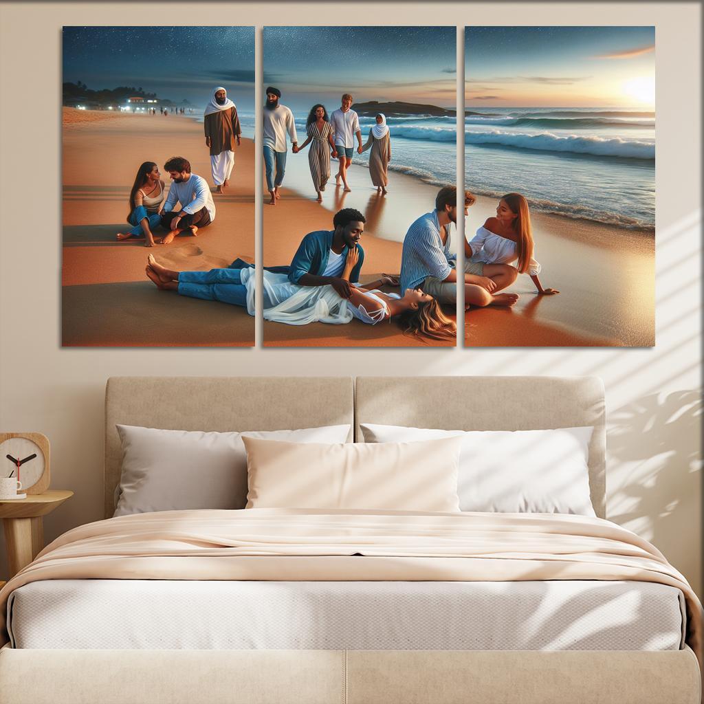 Twilight Cove A Romantic Escape Custom Paintings Frame