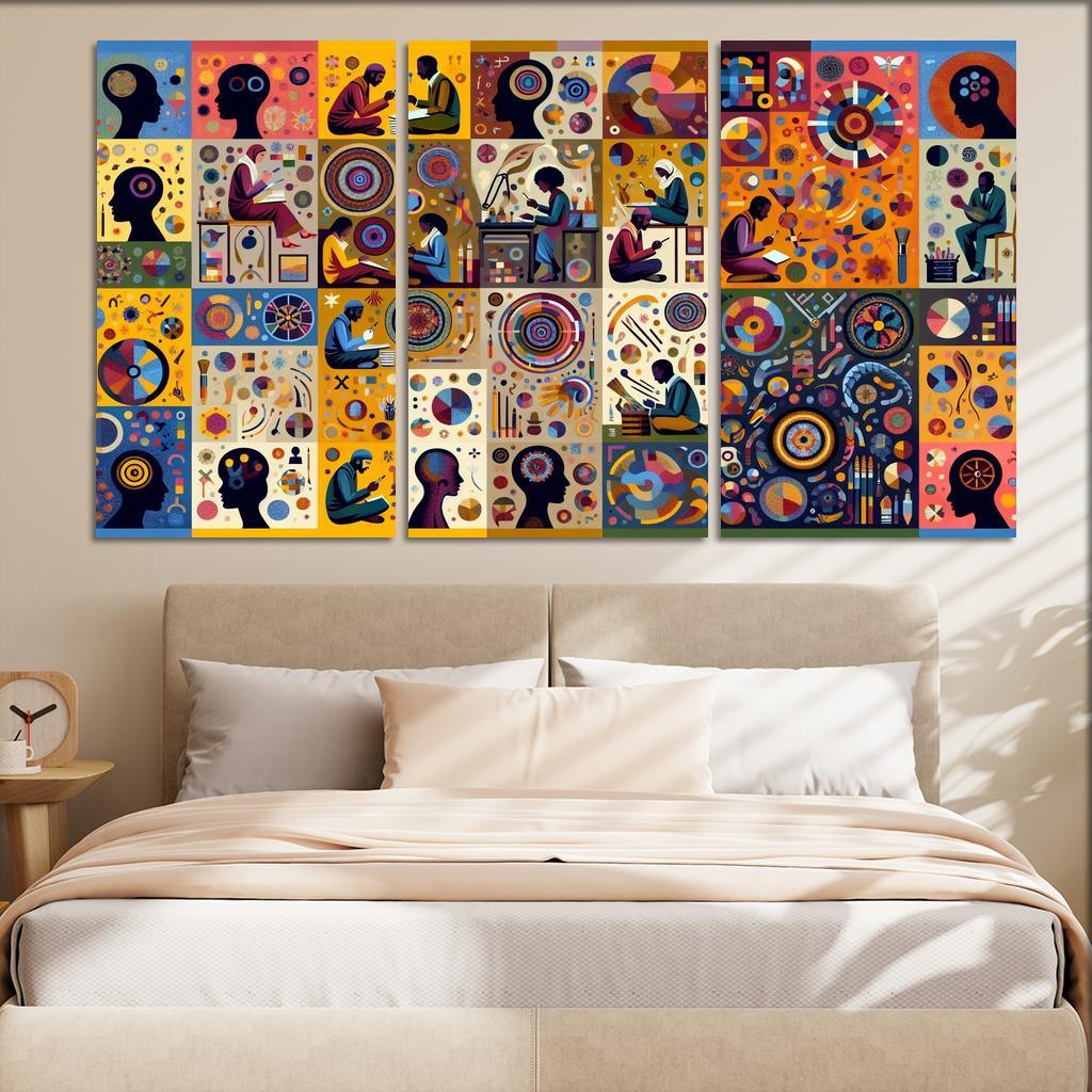 Resilience And Recovery Healing Through Art Multi-panel Paintings