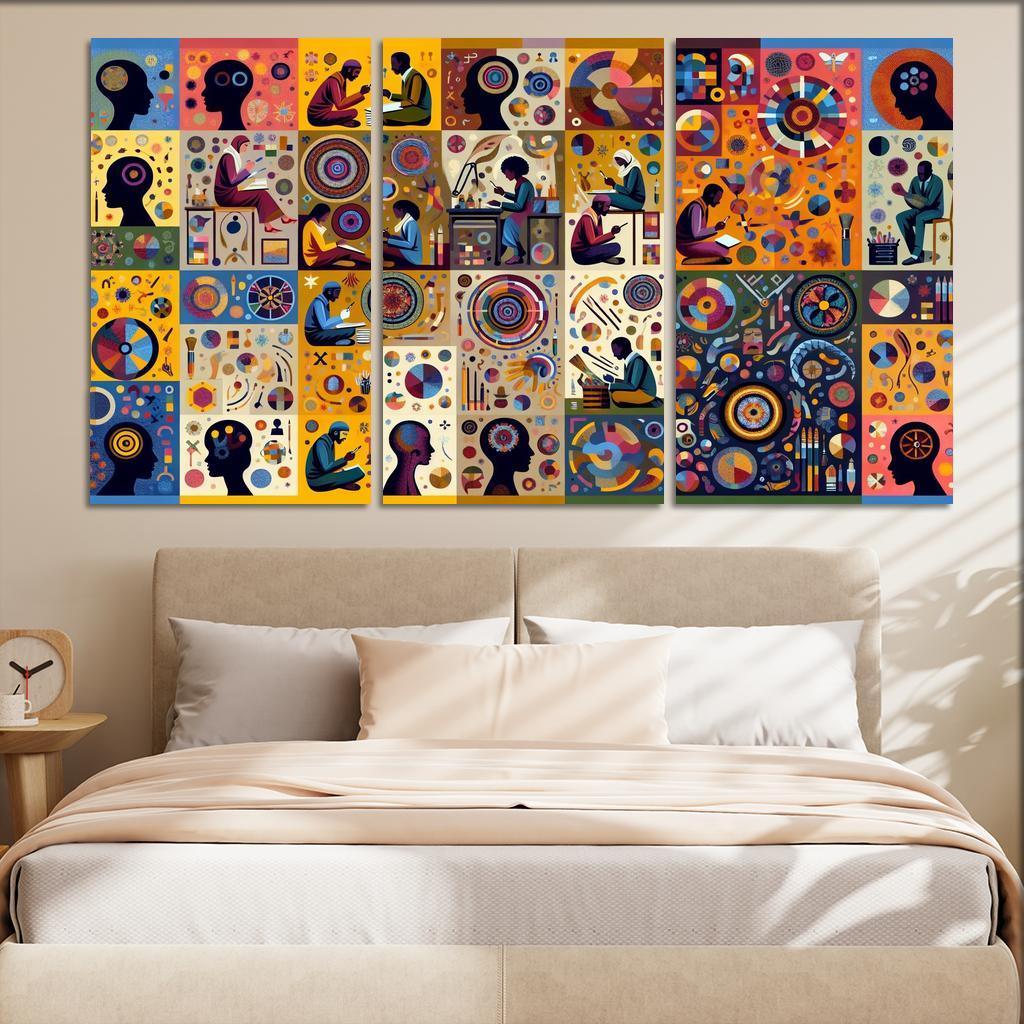 Resilience And Recovery Healing Through Art Multi-panel Paintings