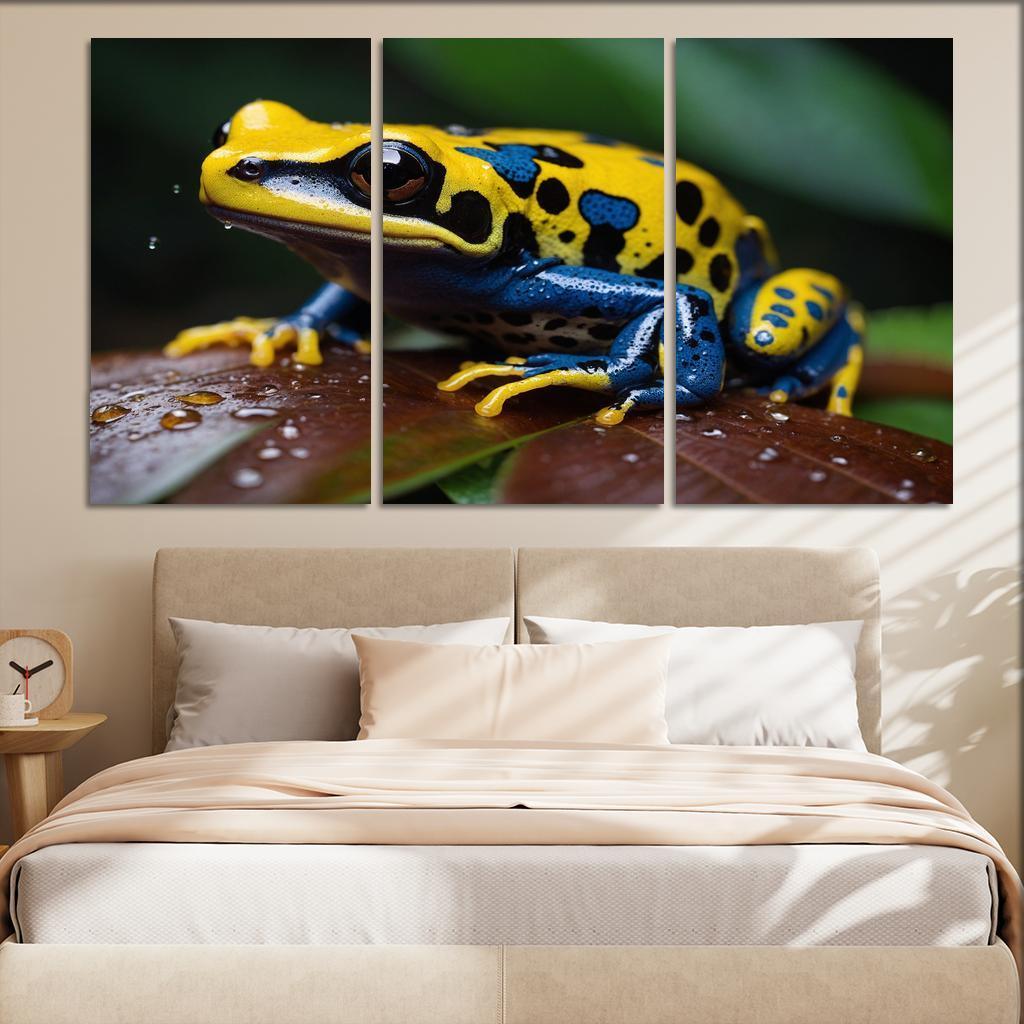 The Colorful Poison Dart Frog Jewel Of The Tropics Modern Paintings Frame