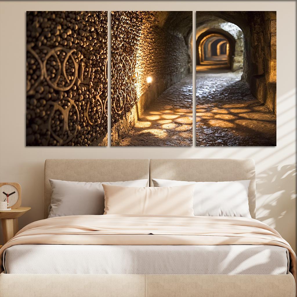 The Catacombs Of Paris Abstract Paintings Frame