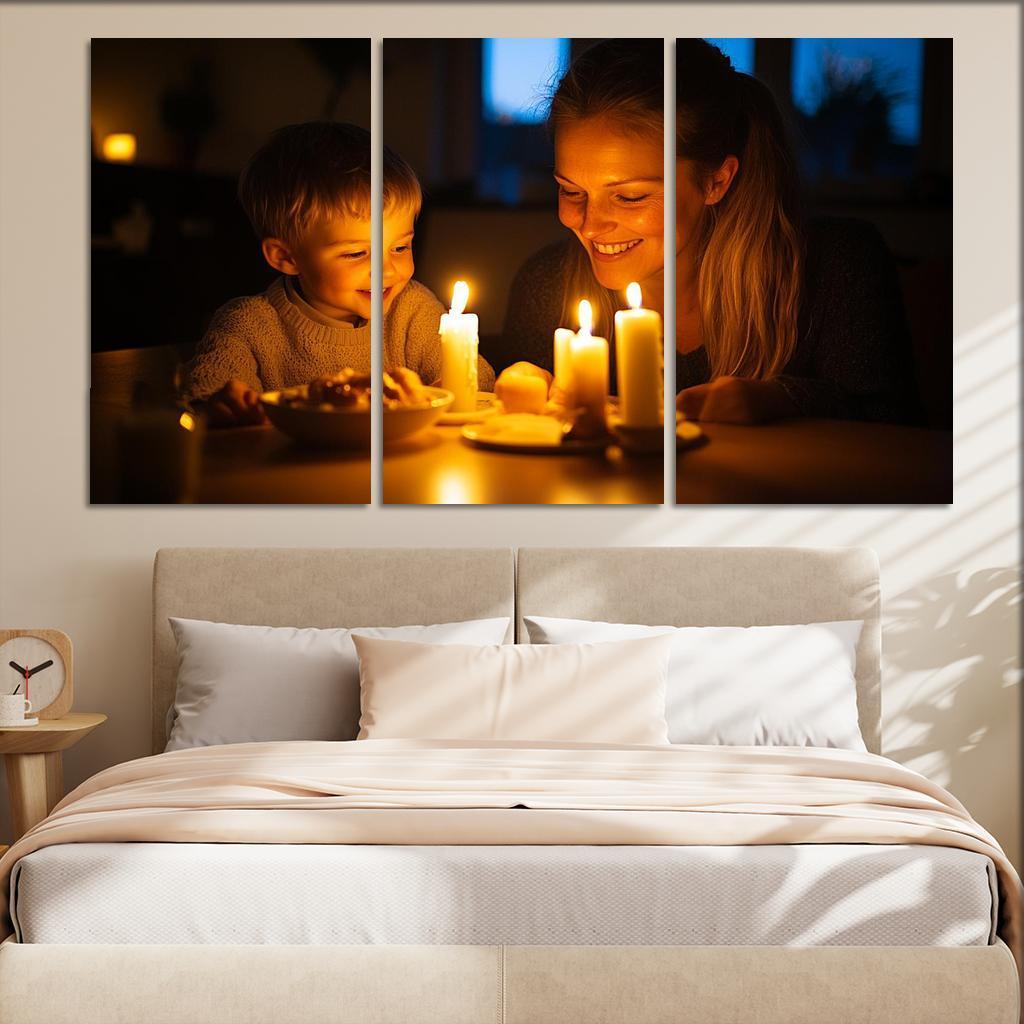 Candlelight Moments Illuminating Love Custom Paintings Frame