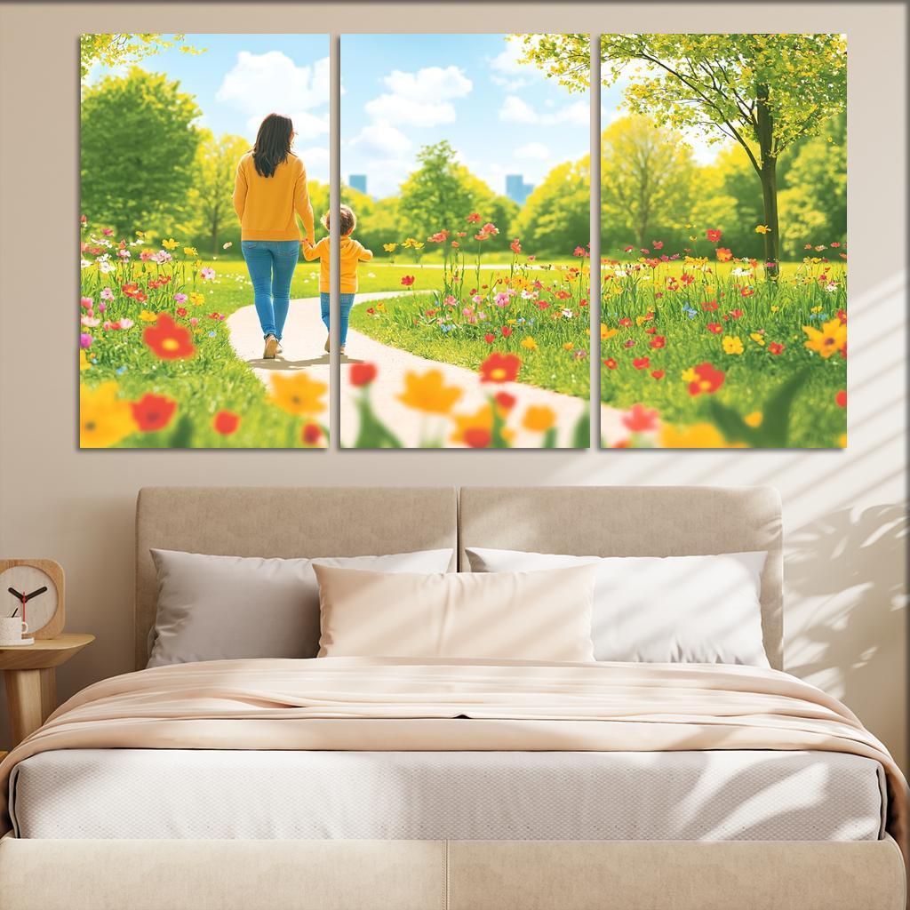 Memories In The Making A Mothers Journey Canvas Paintings Frame
