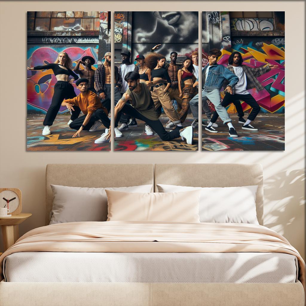 Hip Hop The Voice Of The Streets Modern Paintings Frame