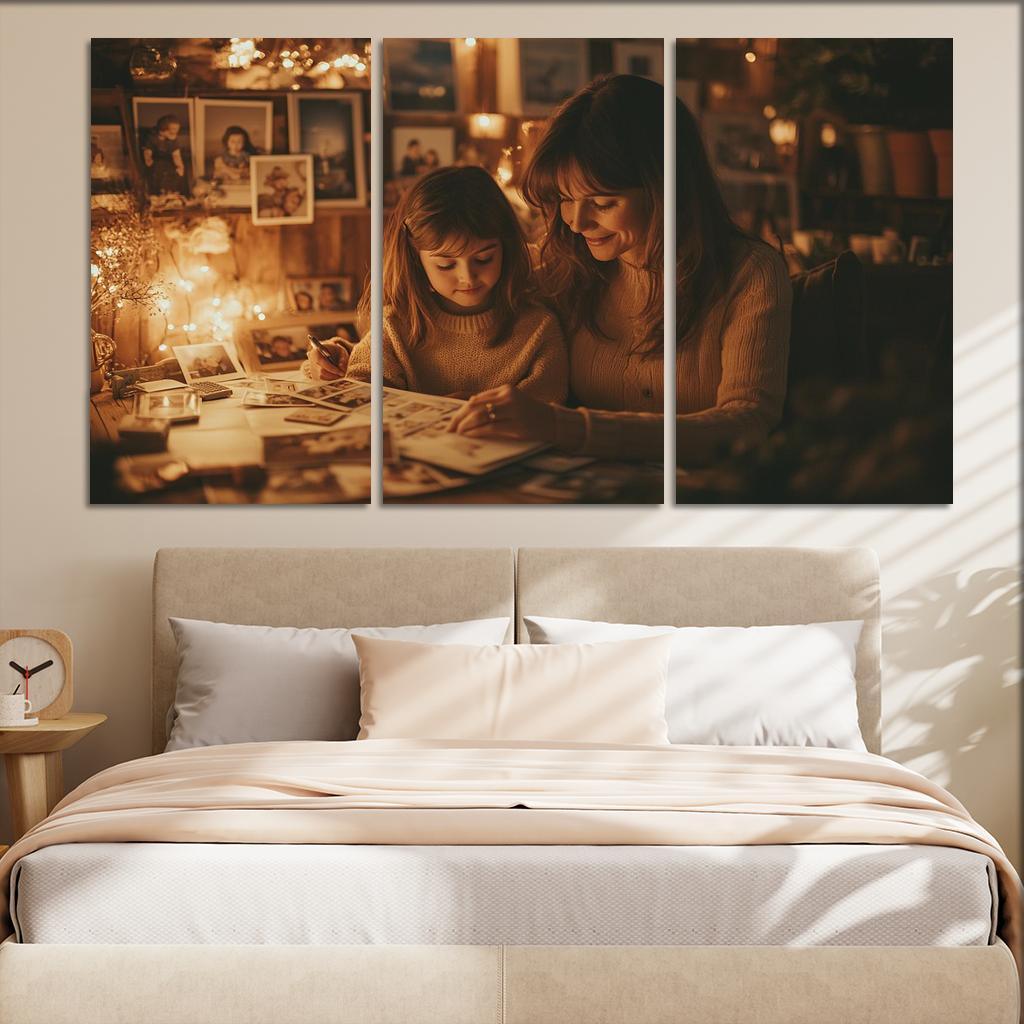 A Time To Remember Celebrating Motherhood Canvas Paintings Frame