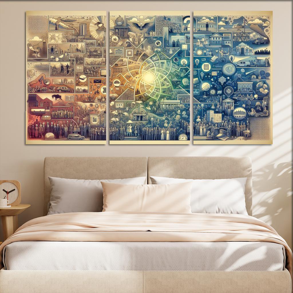 Whispers Of The Past Honoring Historical Trauma Multi-panel Paintings