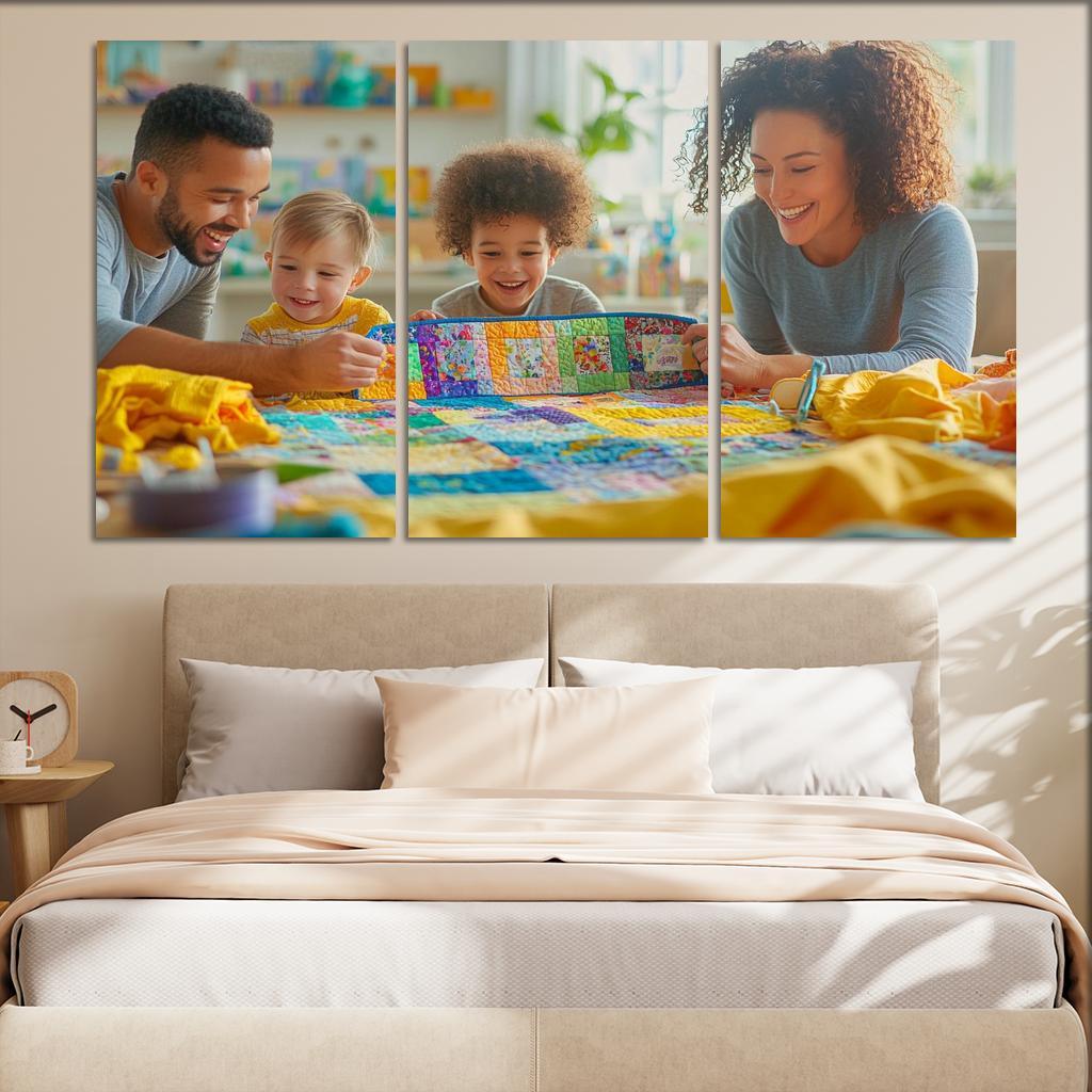 The Quilt Of Love Stitches Of Affection One-piece Frames