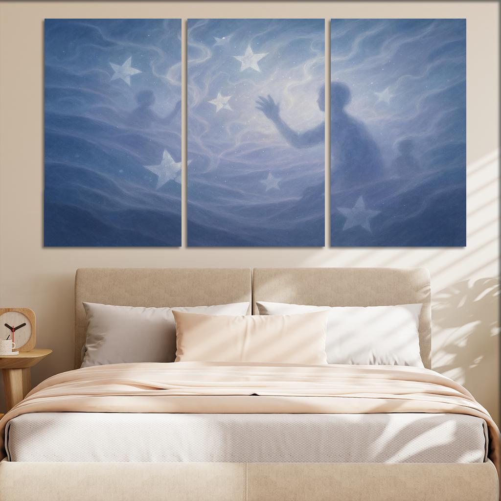Resonant Echoes Of Forgotten Dreams Multi-panel Paintings