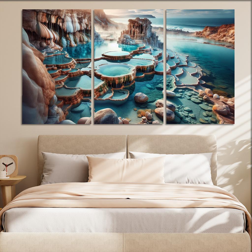 Blue Lagoon Natural Thermal Springs Premium Artwork Frames