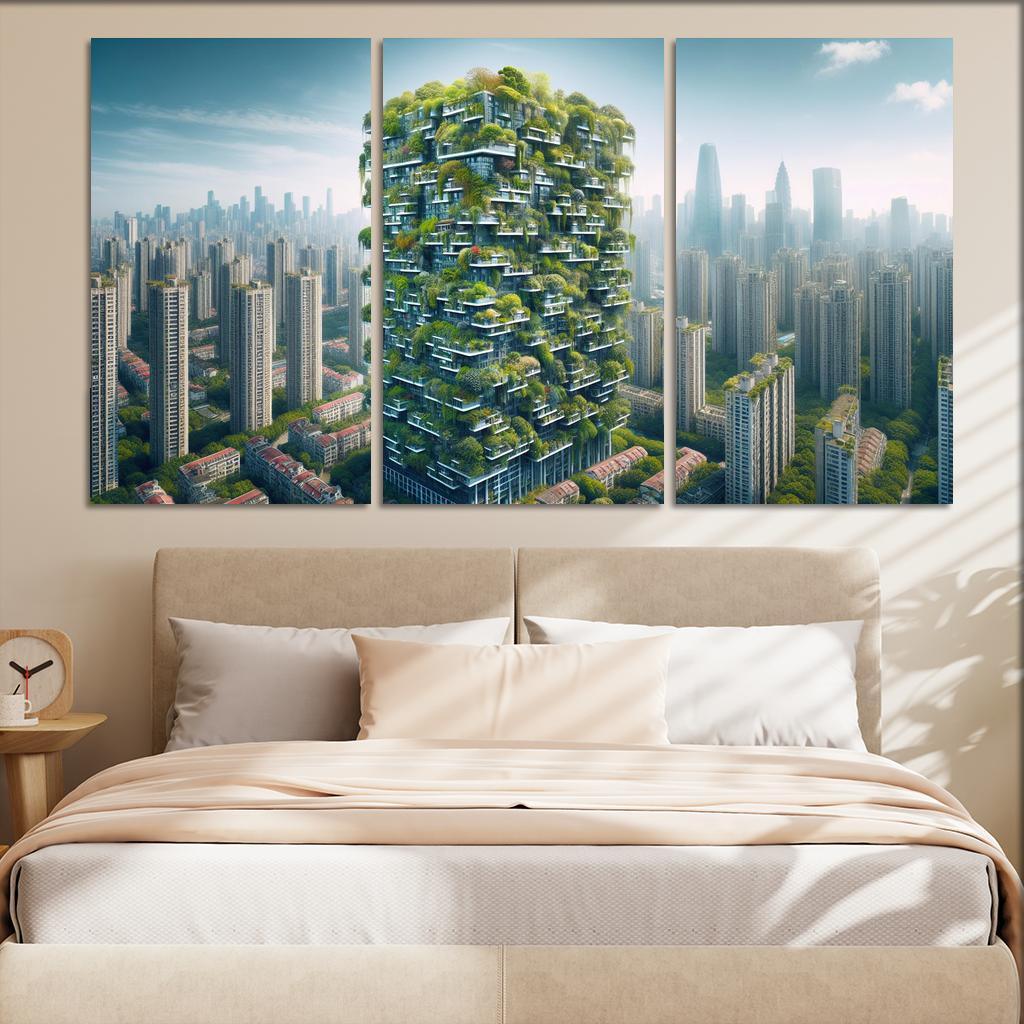 Vertical Forests Custom Paintings Frame