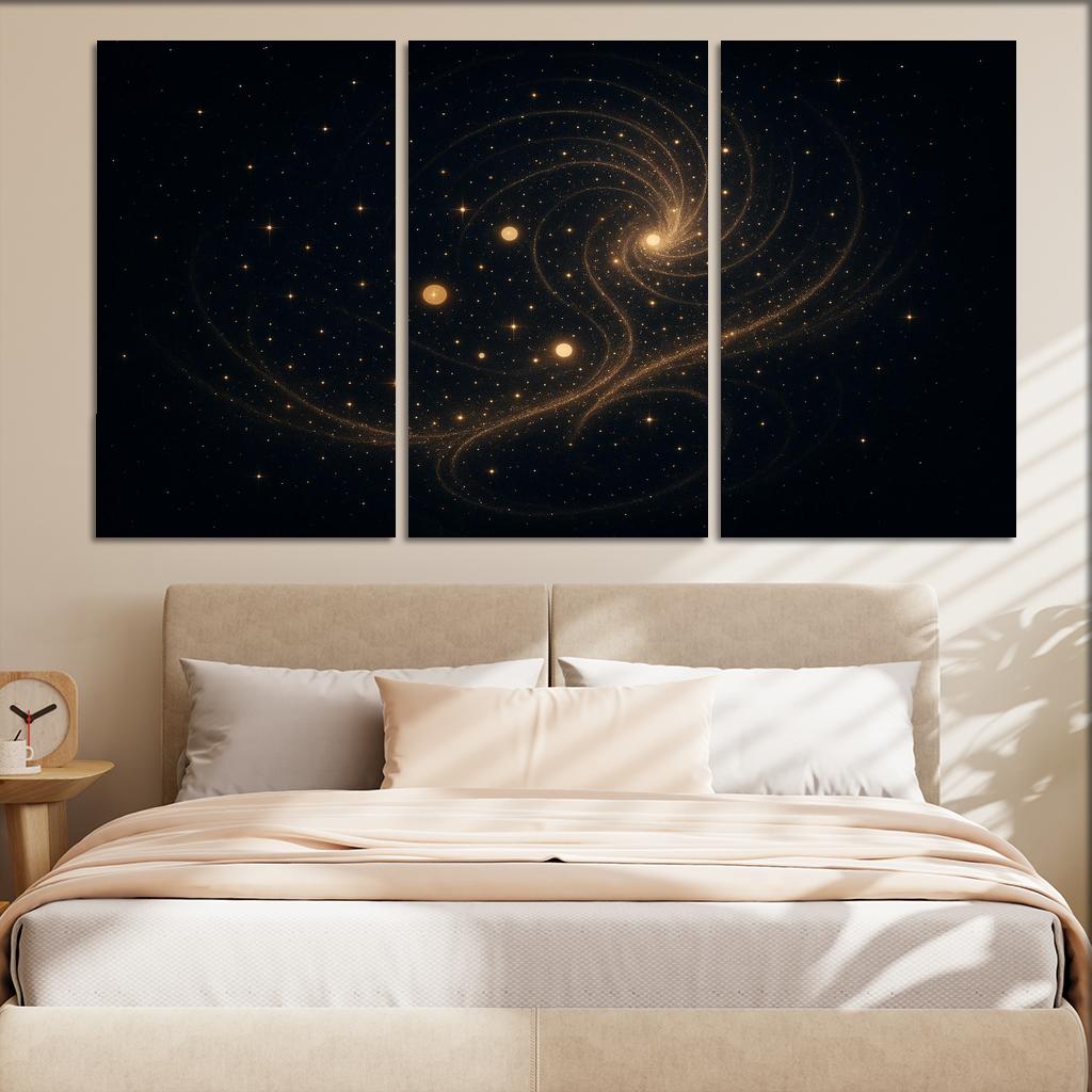 Celestial Dance Of Ideas Oil Paintings Frame