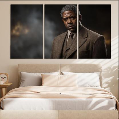 Denzel Washington The Voice Of A Leading Man Framed Paintings