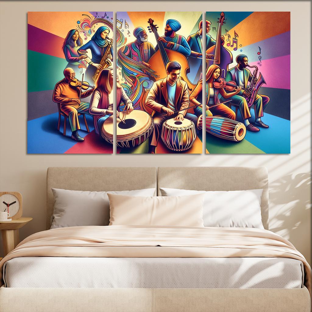 Voices In Harmony The Power Of Music In Social Change Custom Paintings Frame