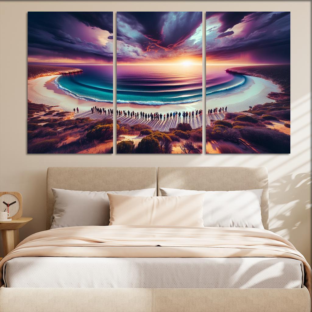 Whale Watch Vista Modern Paintings Frame