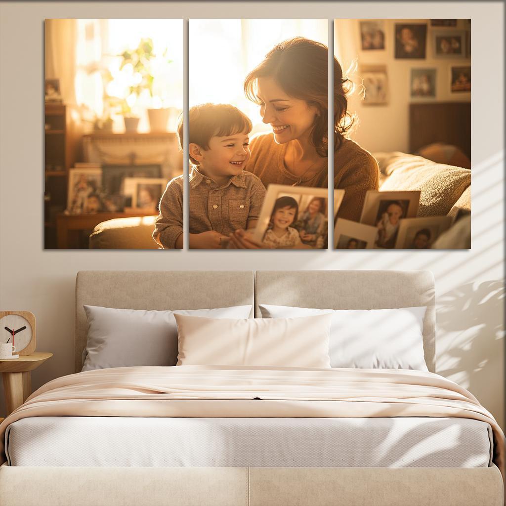 Moments In Time A Mother's Embrace Through The Years Canvas Paintings Frame