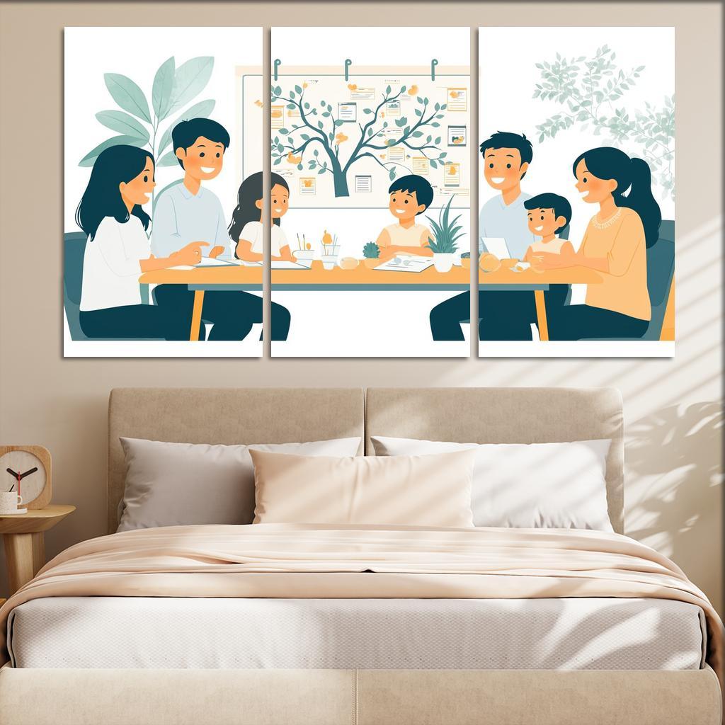 The Bonds We Share A Mothers Love Modern Paintings Frame