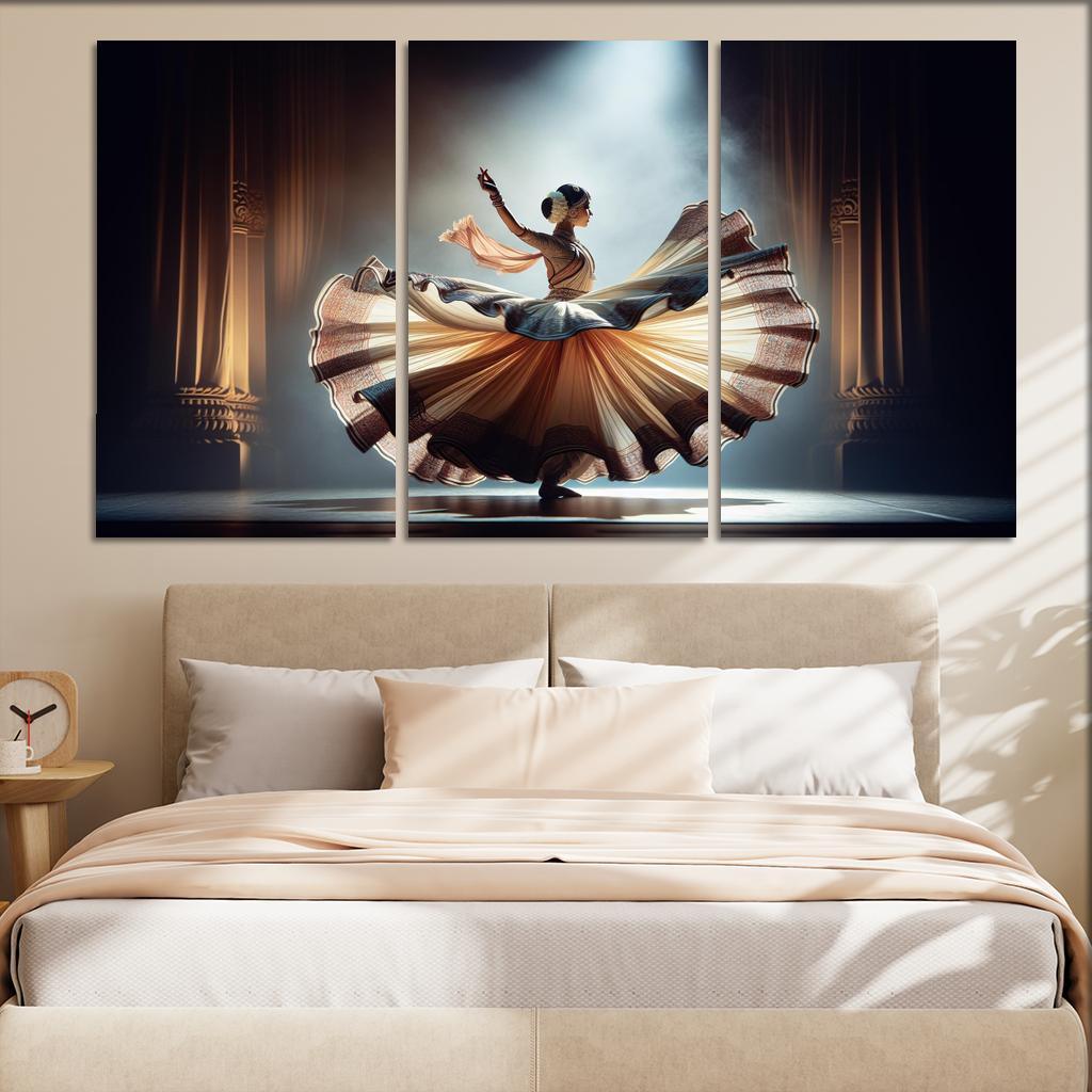 Kathak The Storyteller's Dance Modern Paintings Frame